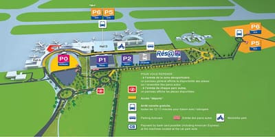 Toulouse airport terminal térkép