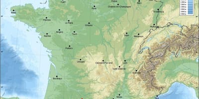 Földrajzi térkép Toulouse
