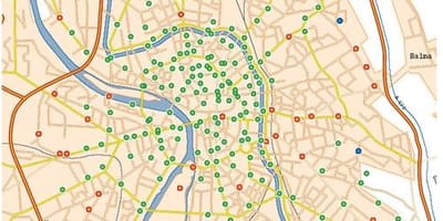 Térkép Toulouse kerékpár