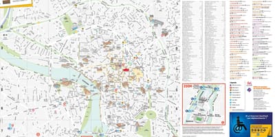 Toulouse-emlékmű térkép