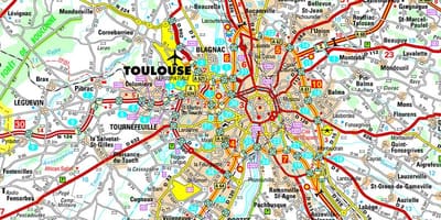 Térkép Toulouse út