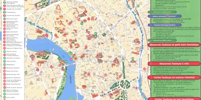 Toulouse vonzás térkép